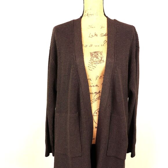 Athleta Scenic Wrap Long Sweater Cardigan 1X - Picture 3 of 9